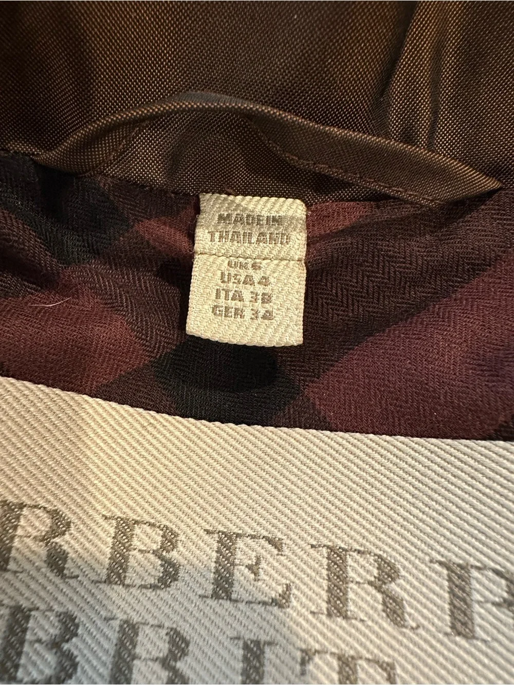 Burberry bronze/brown Hooded Raincoat - Picture 4 of 7